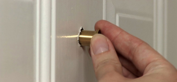 peephole door repair in Merritt Island